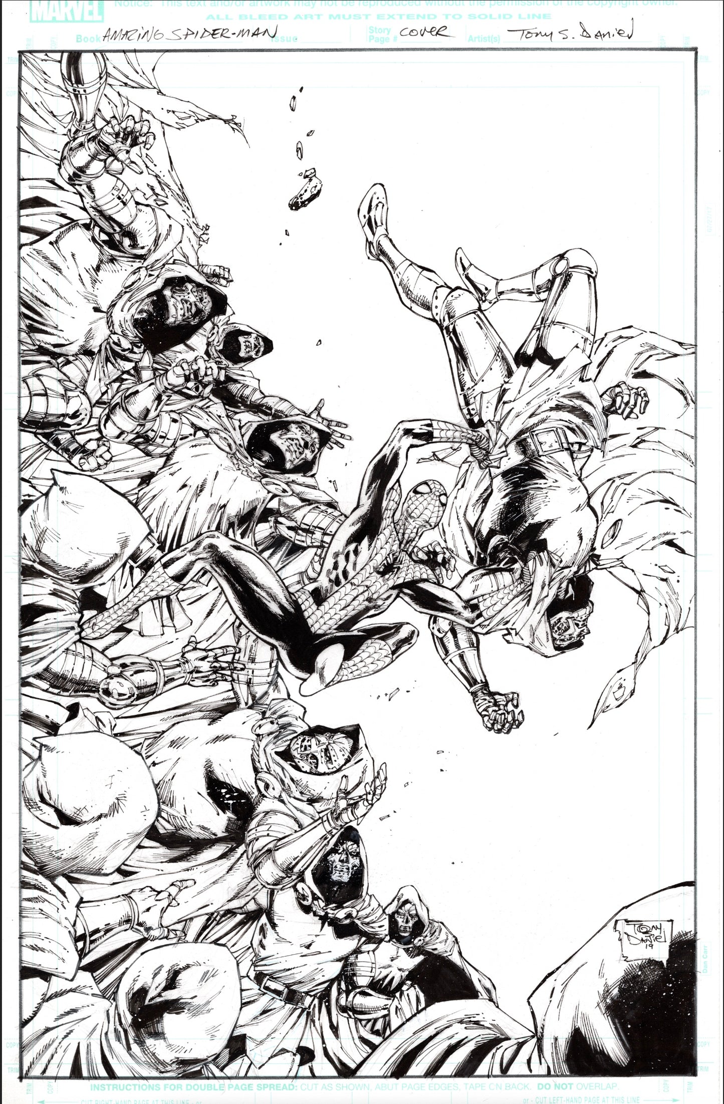 AMAZING SPIDER-MAN 35 COVER by TONY DANIEL