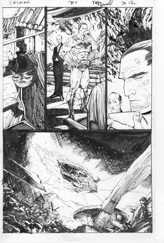 BATMAN #701 Bruce in Cave