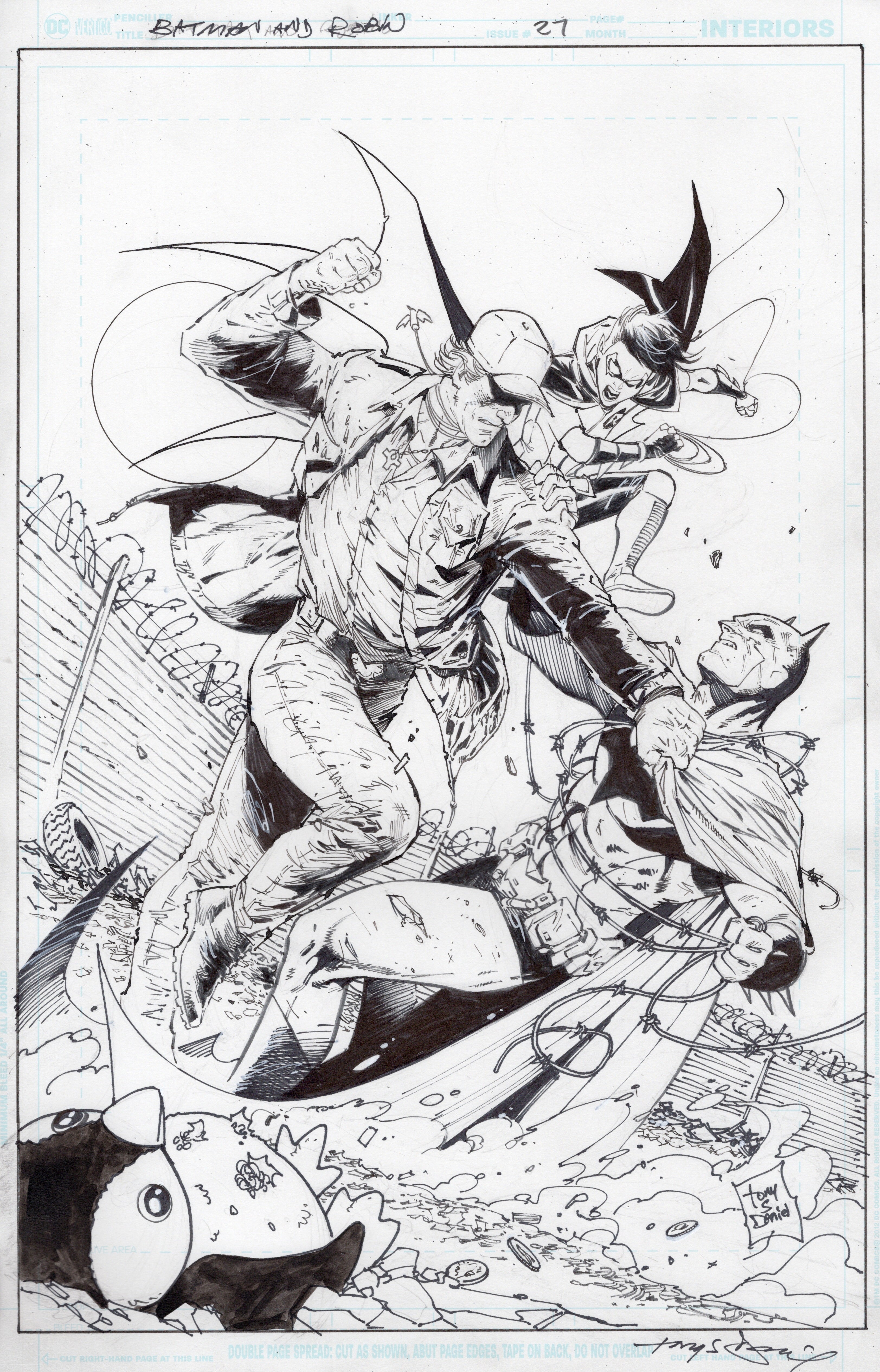 BATMAN AND ROBIN 27 MAIN COVER