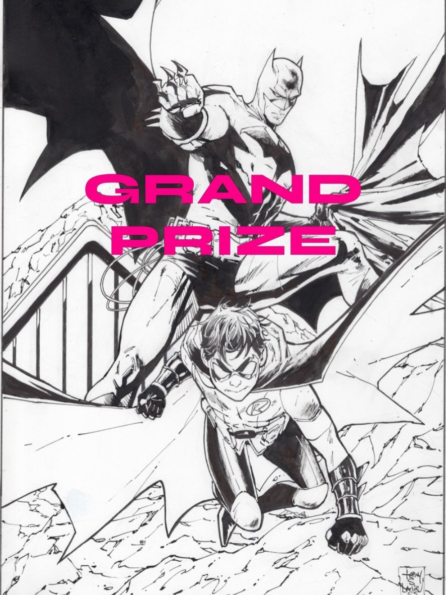 ABSOLUTE CATWOMAN REMARQUE / SECRET BAG PRIZES/WIN BATMAN & ROBIN 28 COVER OA