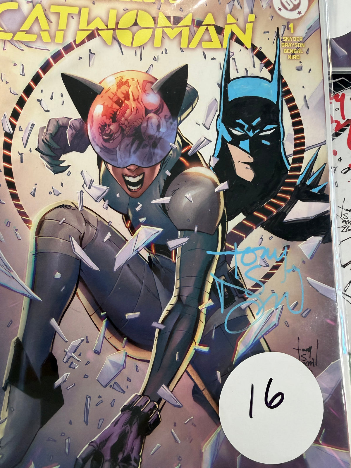 ABSOLUTE CATWOMAN REMARQUE # 16 - PICK YOUR NUMBER FOR LOTTO ENTRY