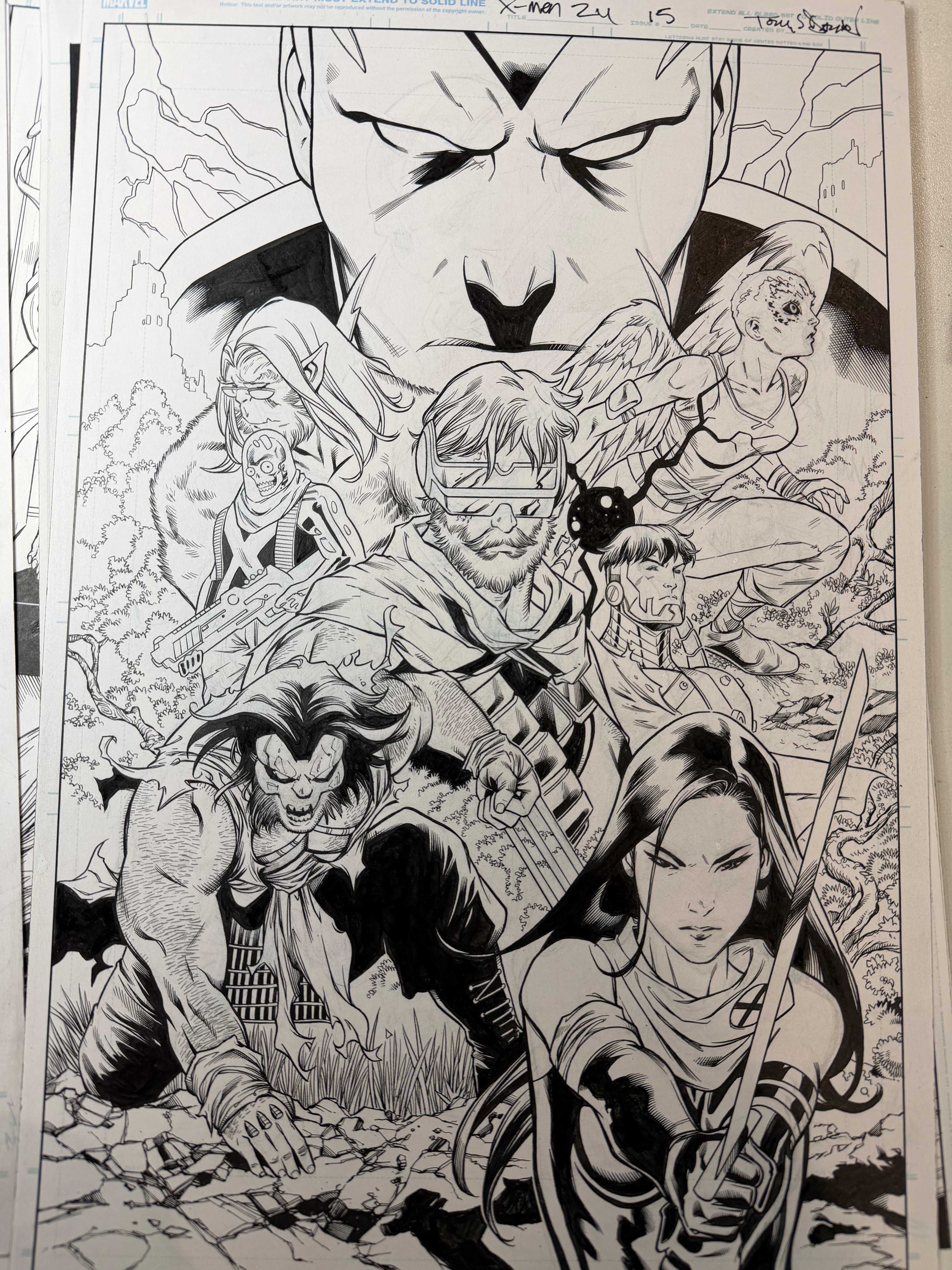 X-MEN 24 PAGE 14 AOA SPLASH