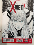 X-MEN #1 MAGIK HEAD SKETCH!