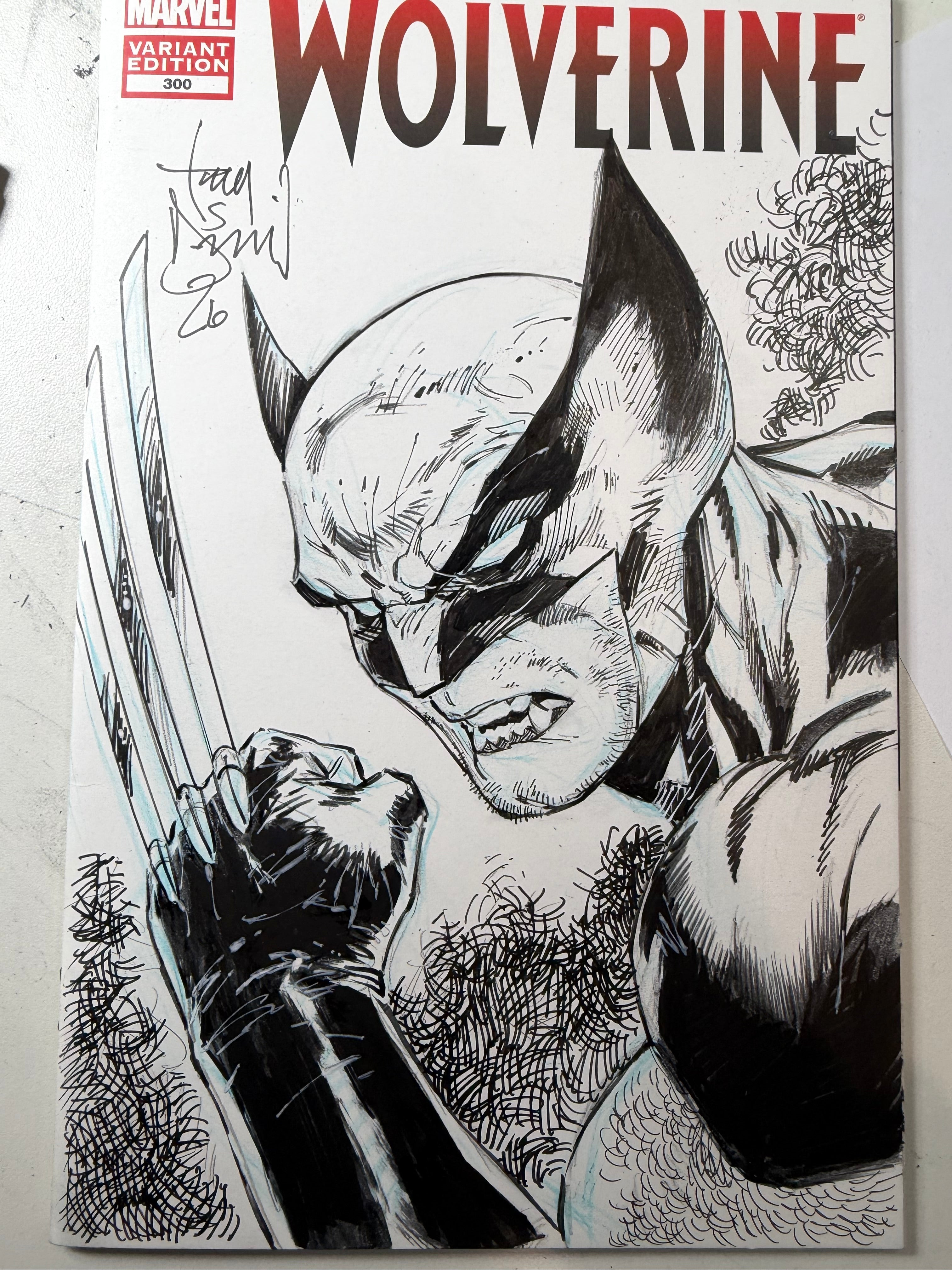 WOLVERINE #1 HEAD SKETCH!