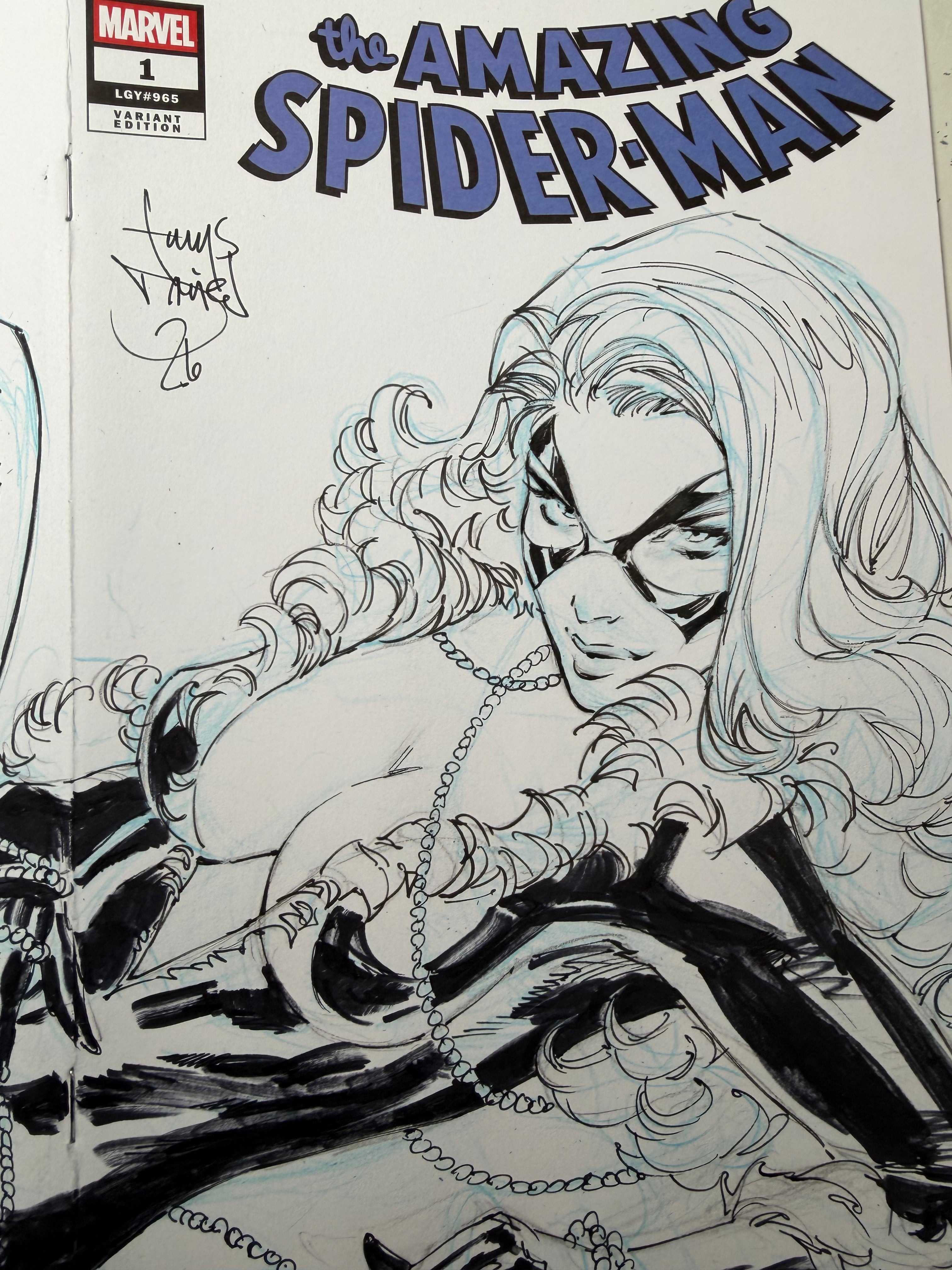 BLACK CAT DOUBLE COVER FULL BODY! WHAT?!