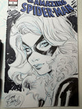 BLACK CAT AMAZING SPIDER-MAN HEAD SKETCH!