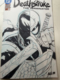 DEATHSTROKE THE TERMINATOR #1 SKETCH COVER