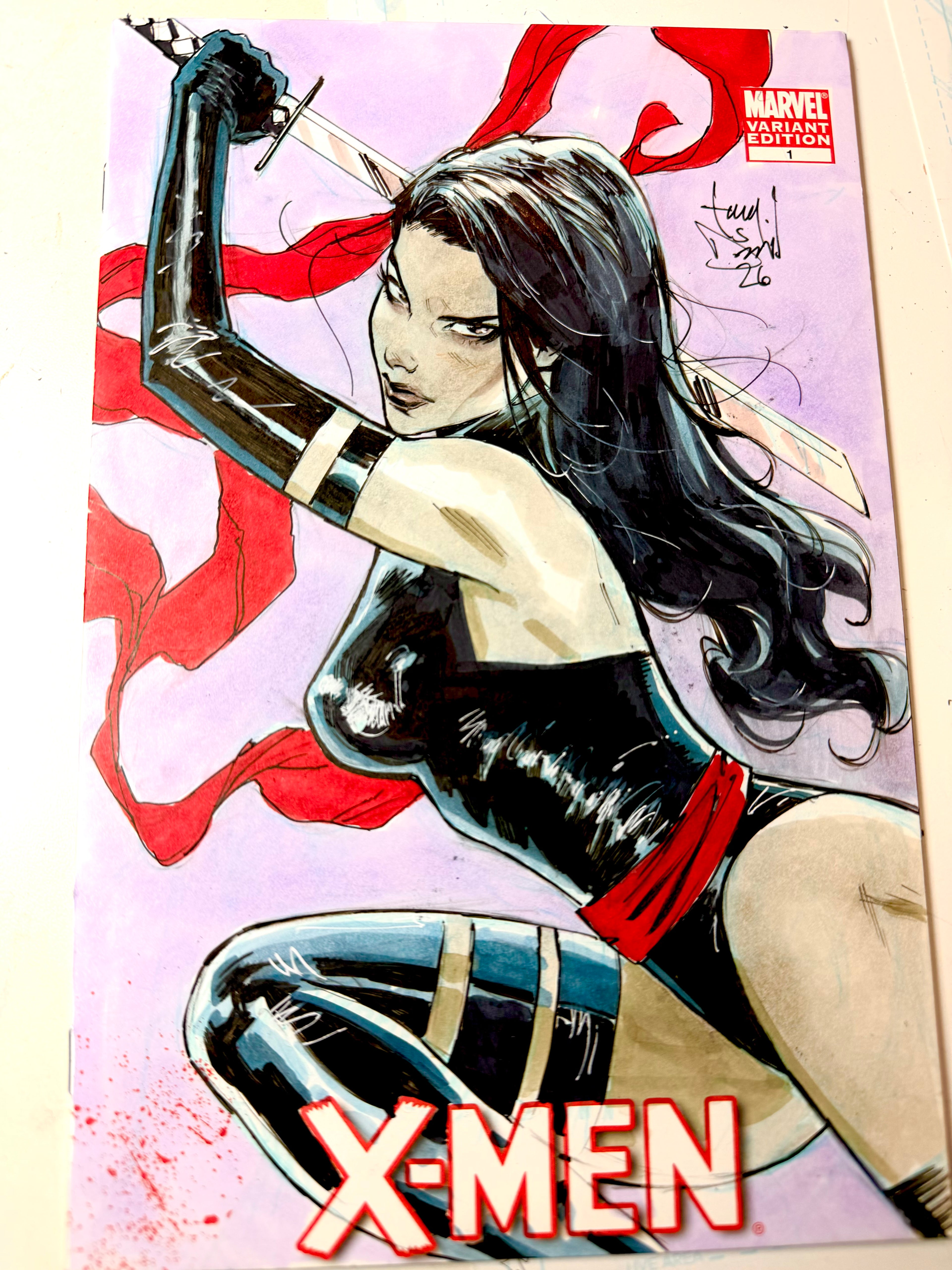 PSYLOCKE X-MEN #1 COLORS + FULL BODY WOAHHH