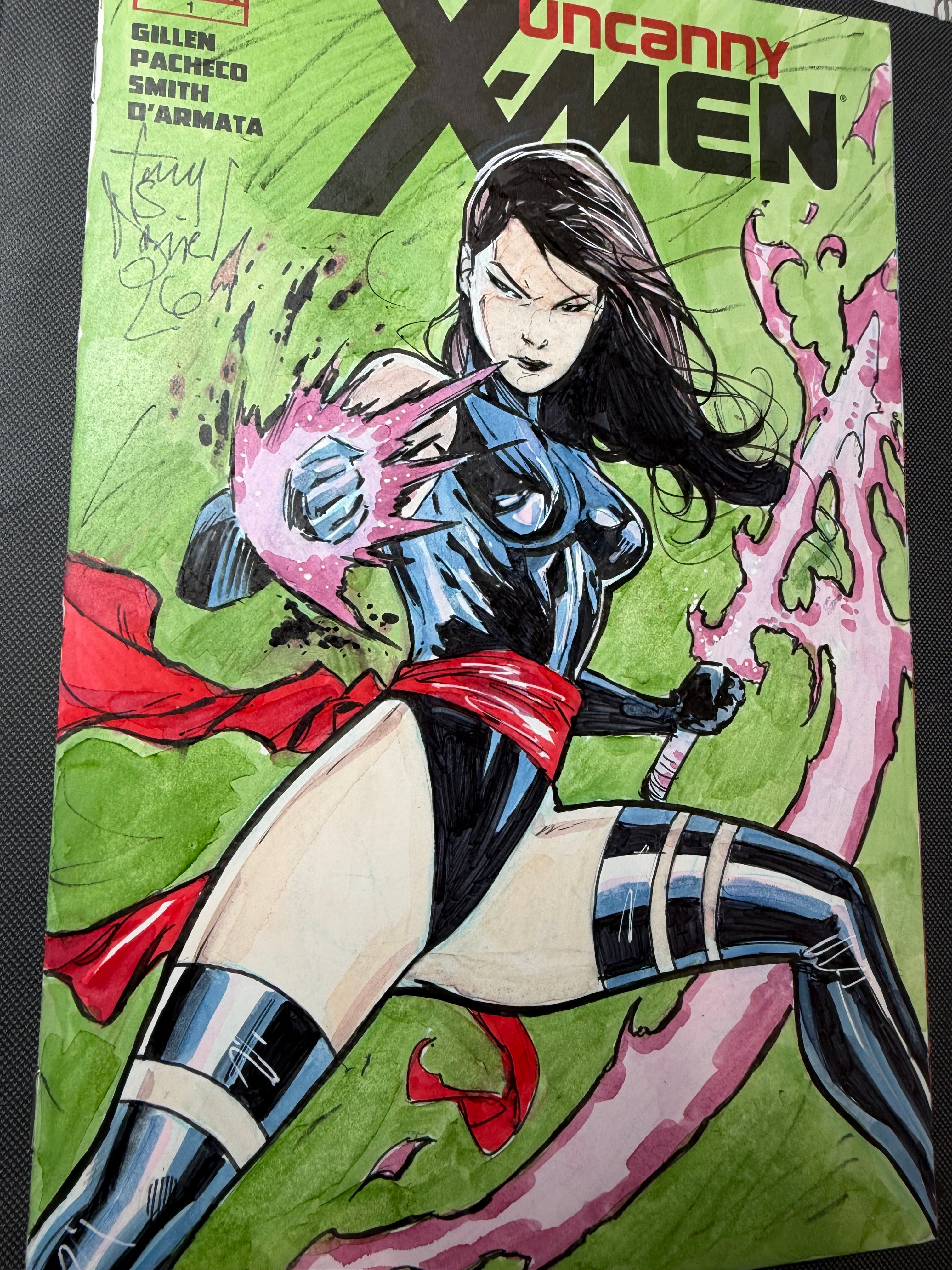 Full body color PSYLOCKE! UNCANNY X-MEN