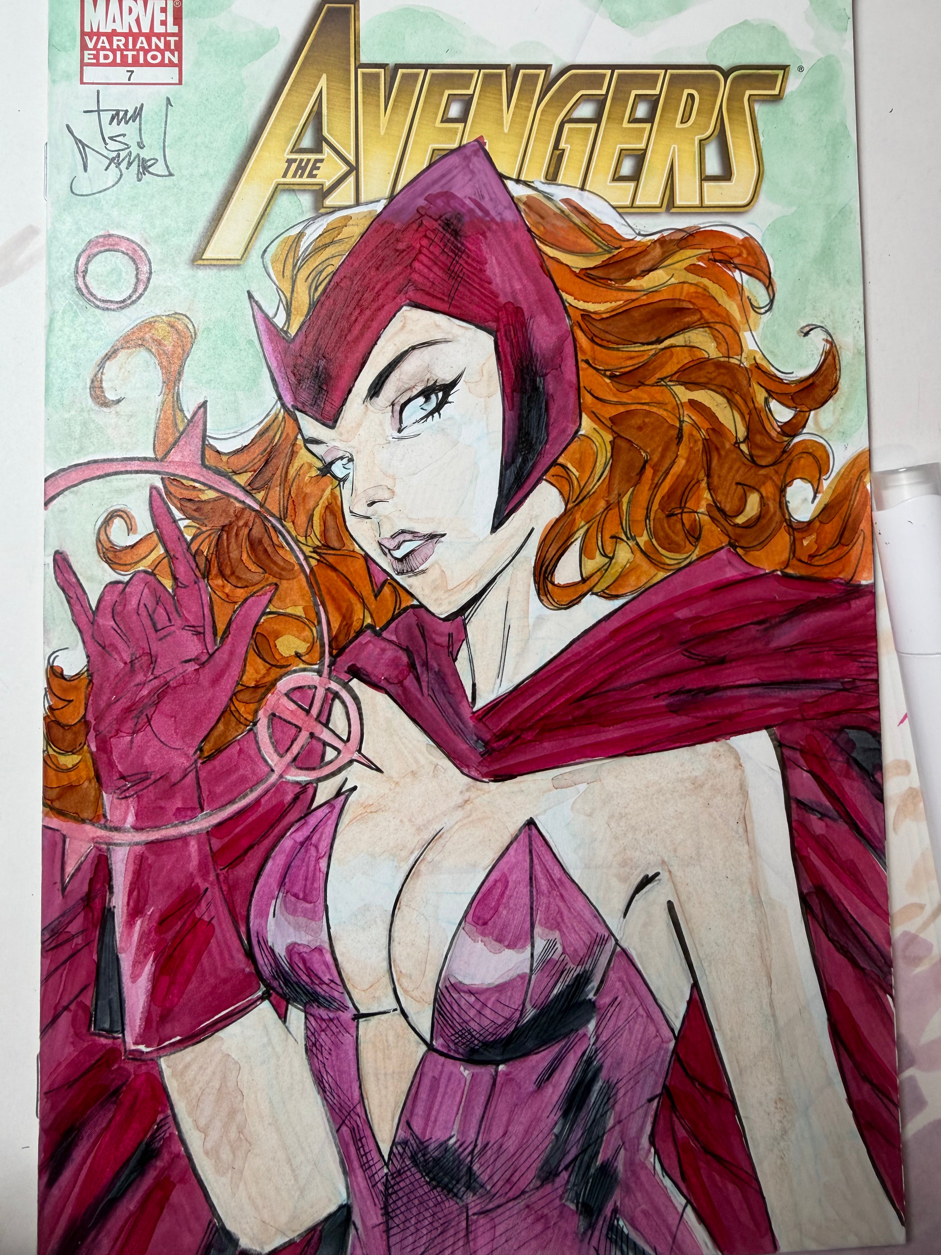 FULL COLOR SCARLET WITCH! AVENGERS!