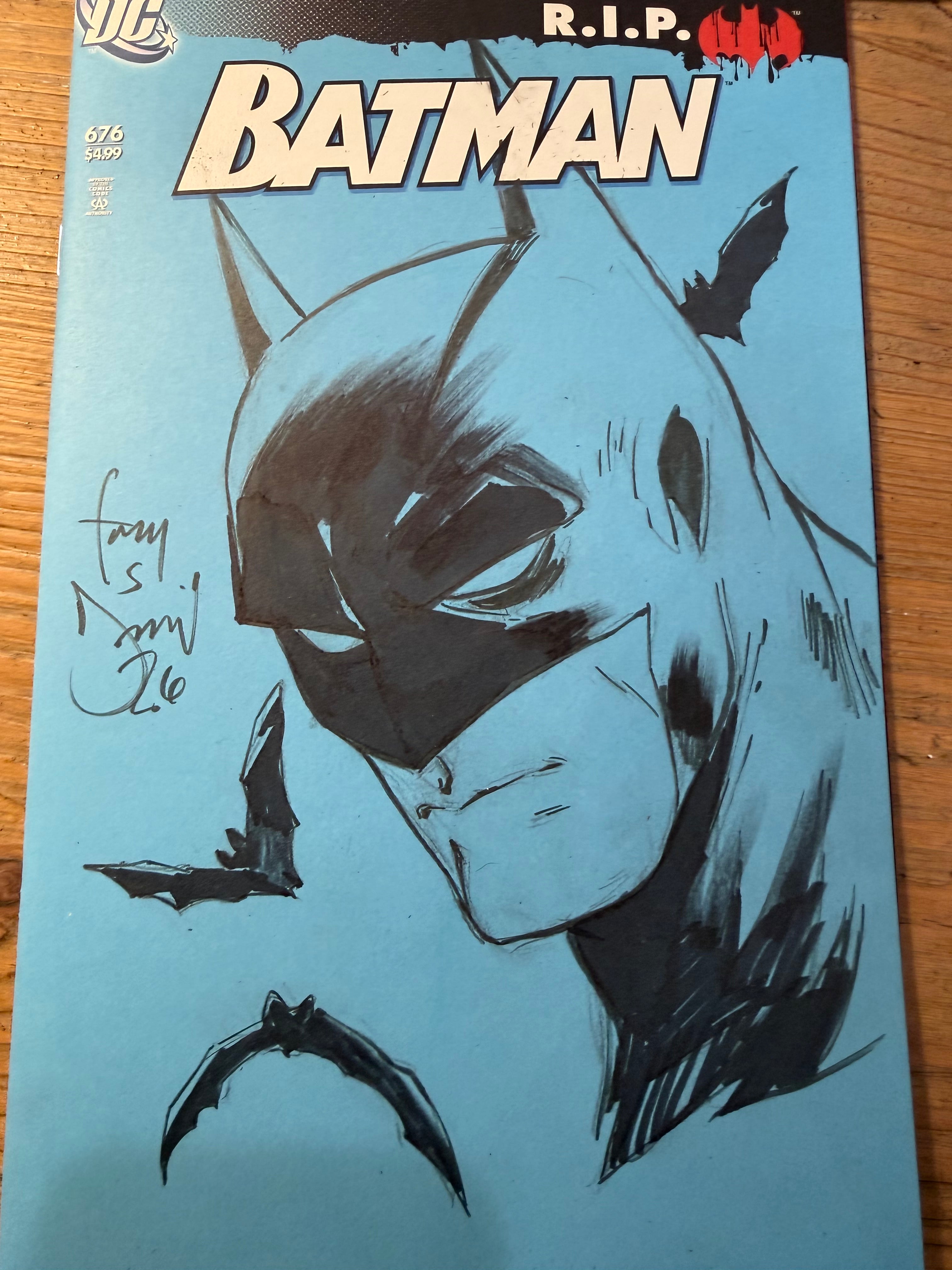 BATMAN RIP ART DROP!
