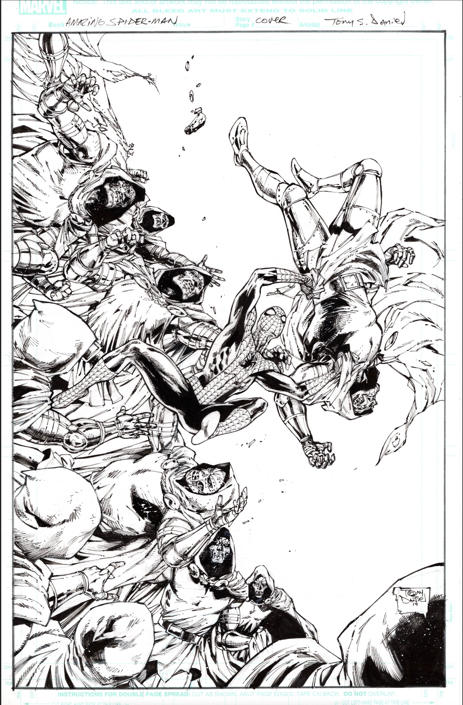 AMAZING SPIDER-MAN 35 COVER by TONY DANIEL