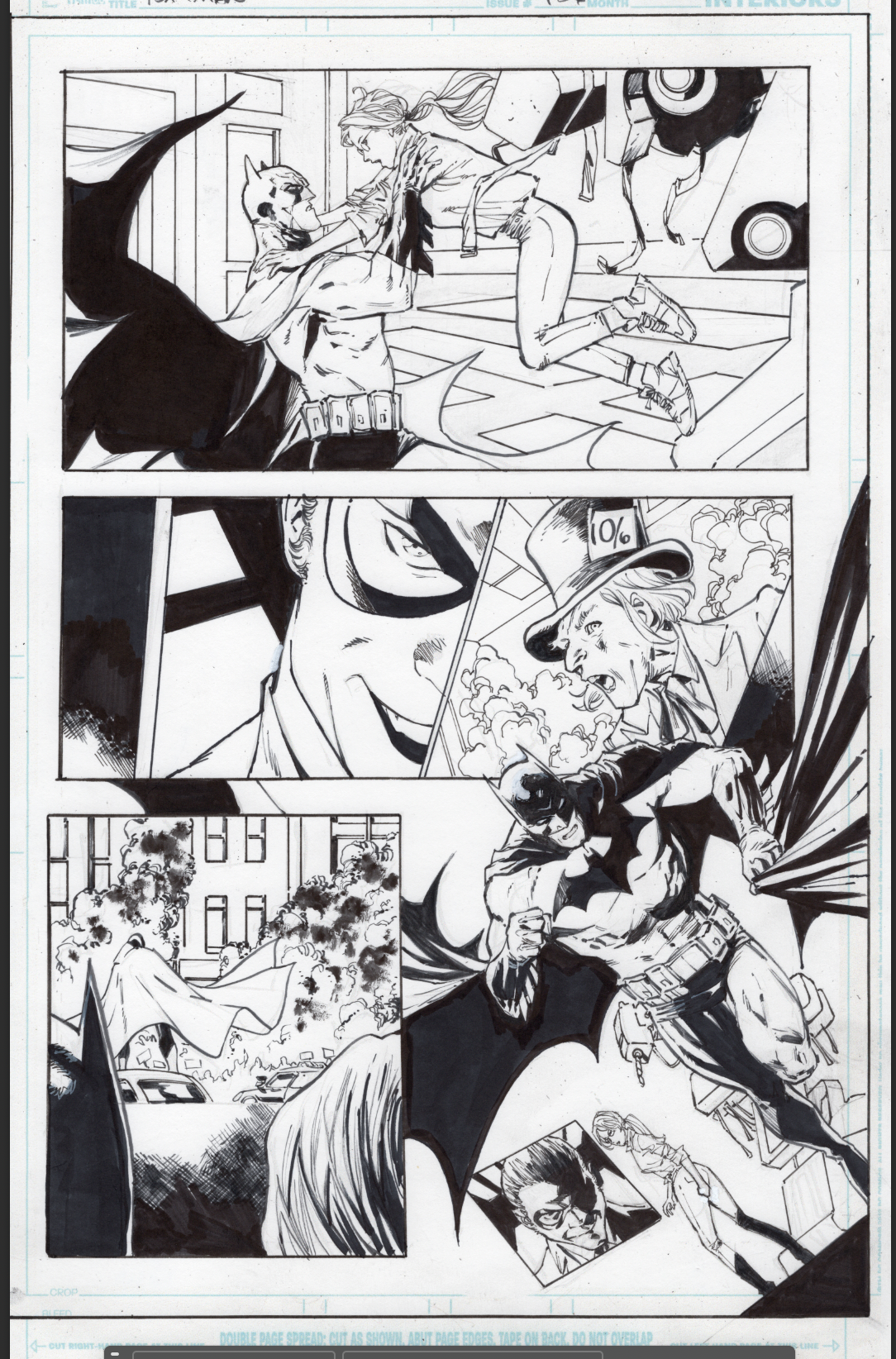 BATMAN #156 page 7 Comic Art