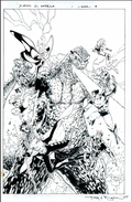 GODZILLA VS X-MEN 93 ISSUE 1 COVER