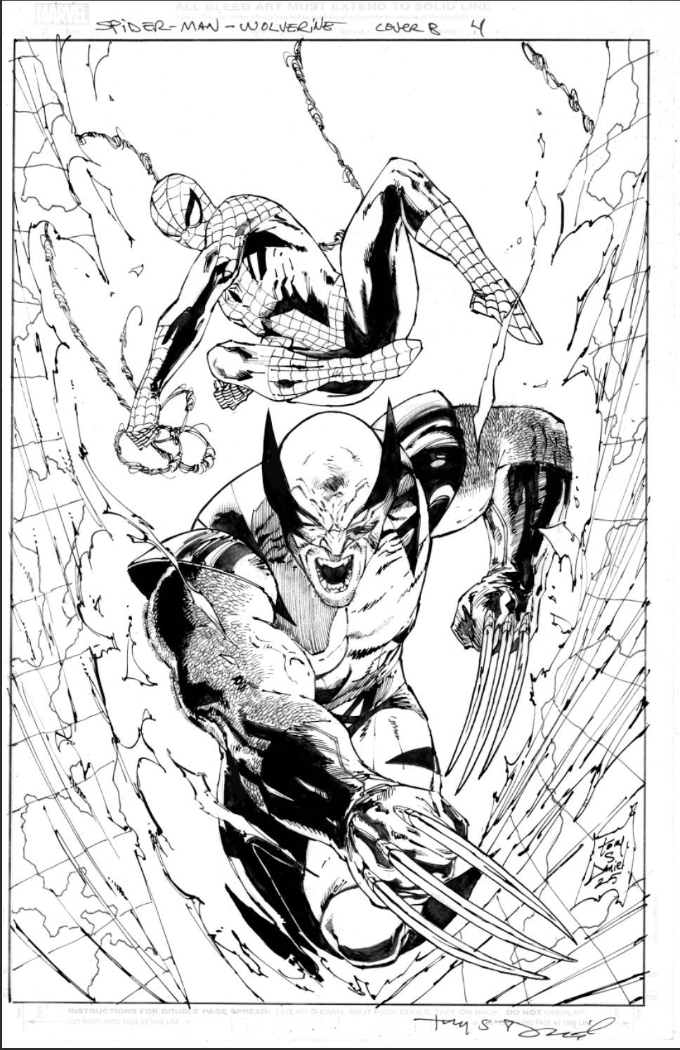 SPIDER-MAN WOLVERINE #4 COVER