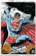 ULTIMATE SUPERMAN 3 UNPUBLISHED VARIANT (COLORED!).
