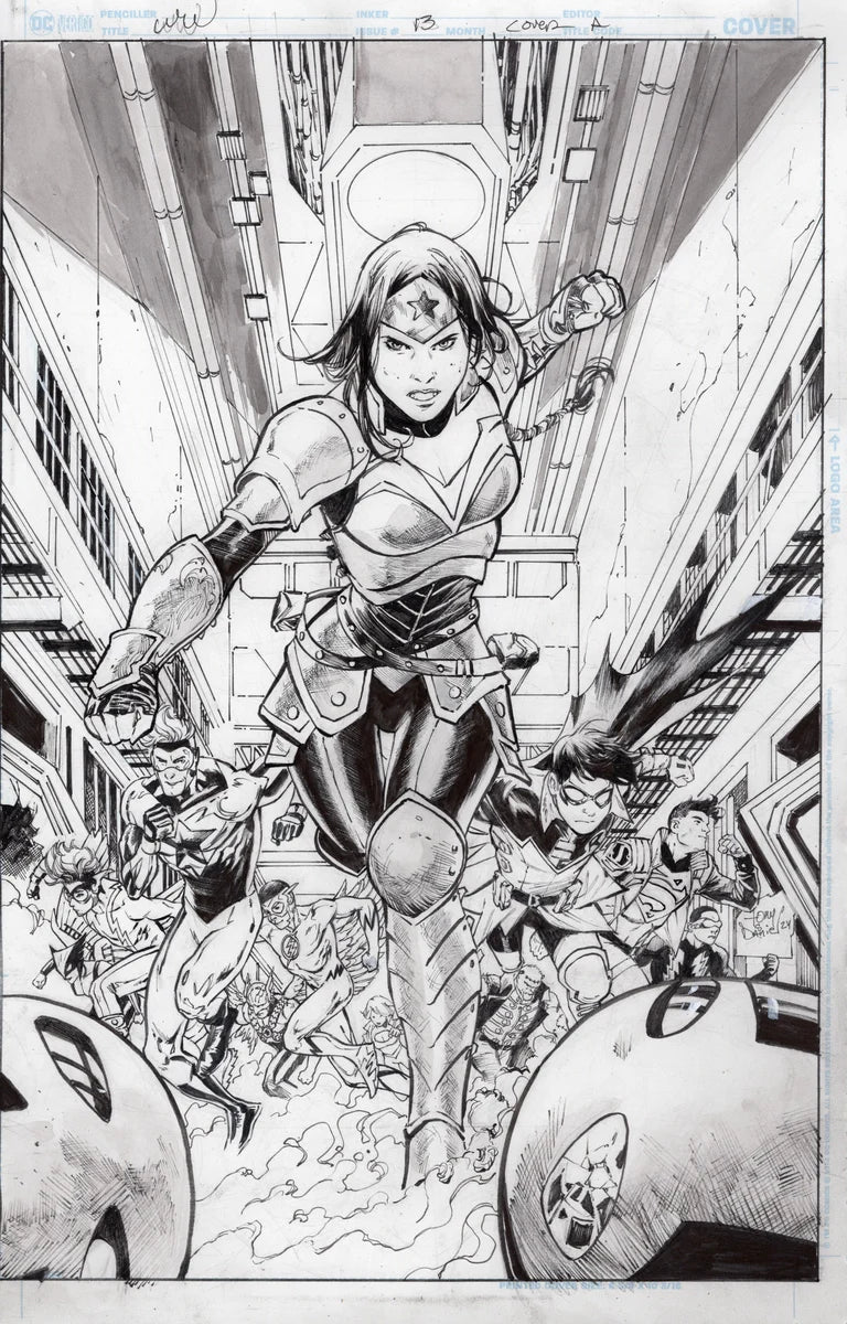 WONDER WOMAN 13 COVER (A) MAIN COVER Comic Art