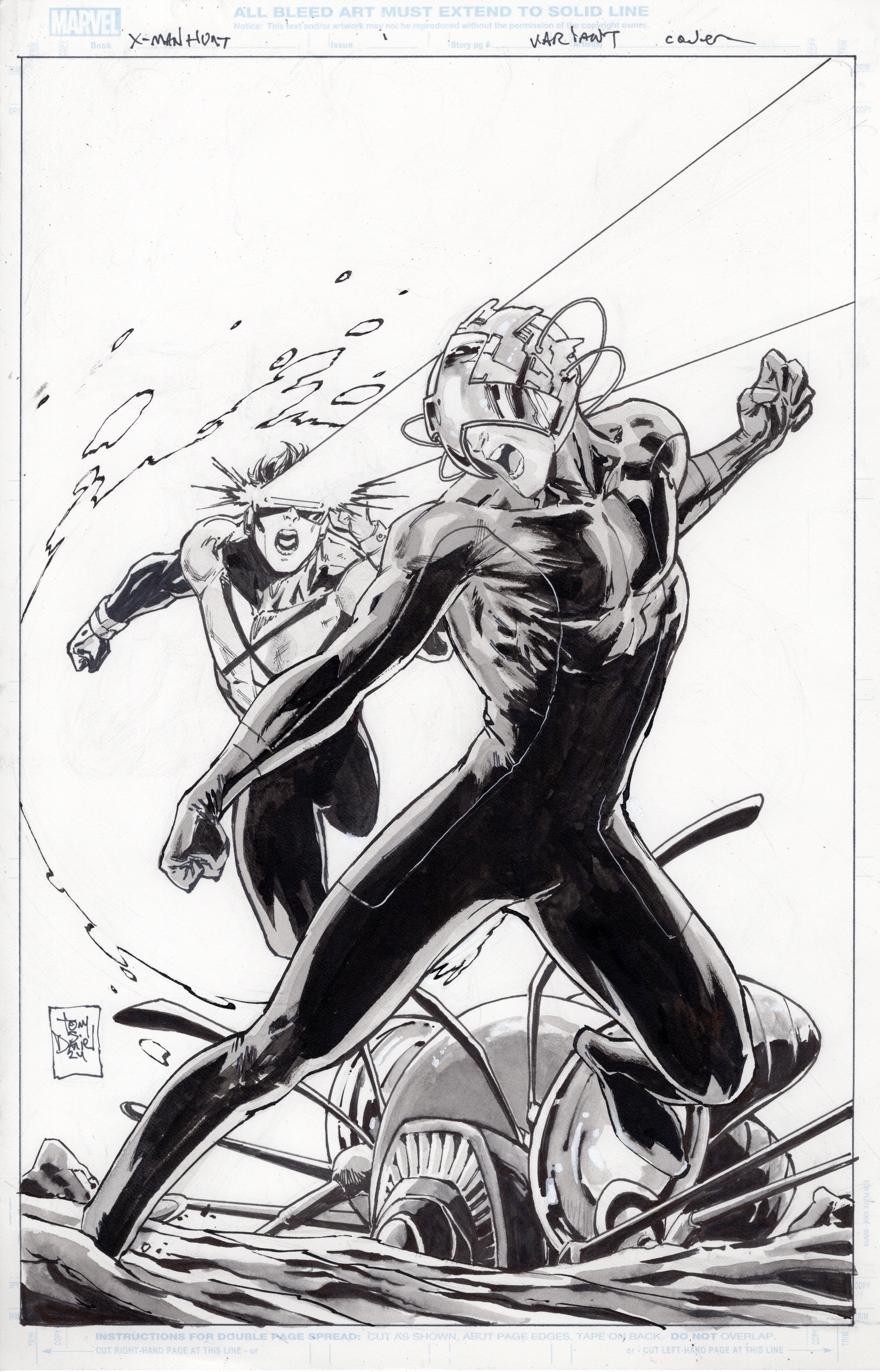 X-MANHUNT VARIANT CYCLOPS VS PROF. X